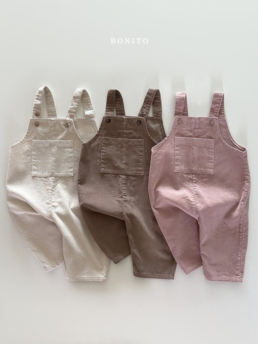 Corduroy Suspender Pants
