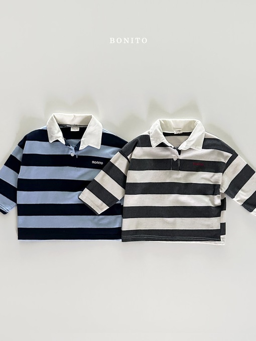 Stripe Collar Top