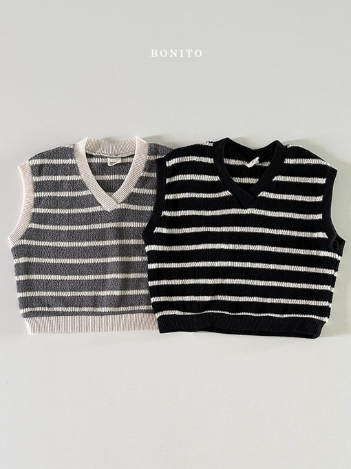 Stripe Knit Vest