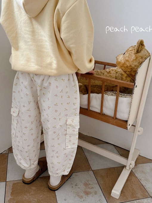 Petit Floral Cargo Pants