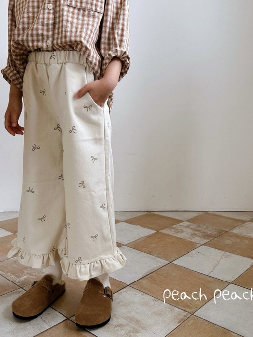 Ribbon Frill Pants