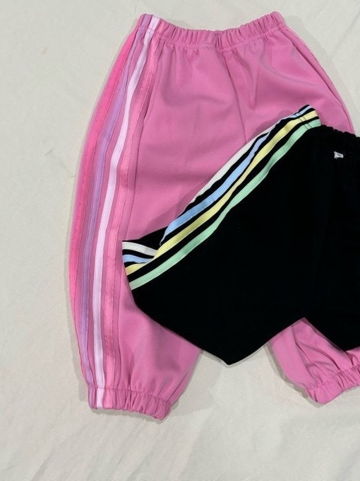Color Stripes Pants