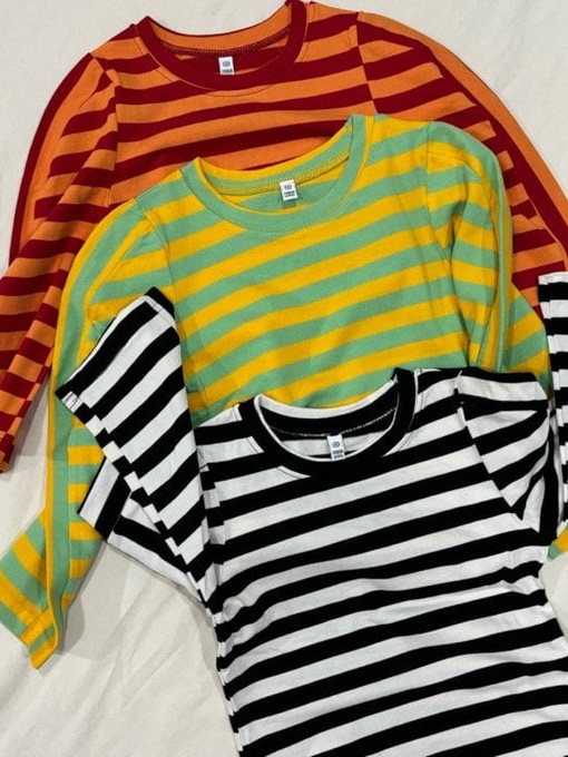 Stripe Puff Tee