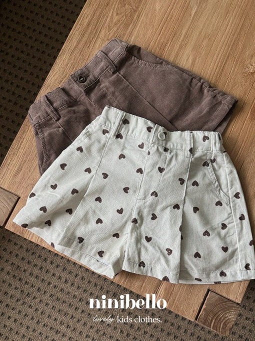 Corduroy Half Pants