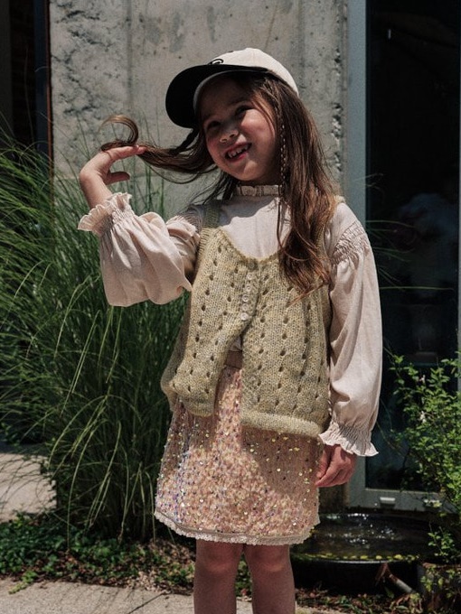 Smocked Shirring Tee