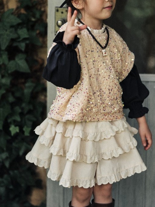 3 Cancan Skirt Pants
