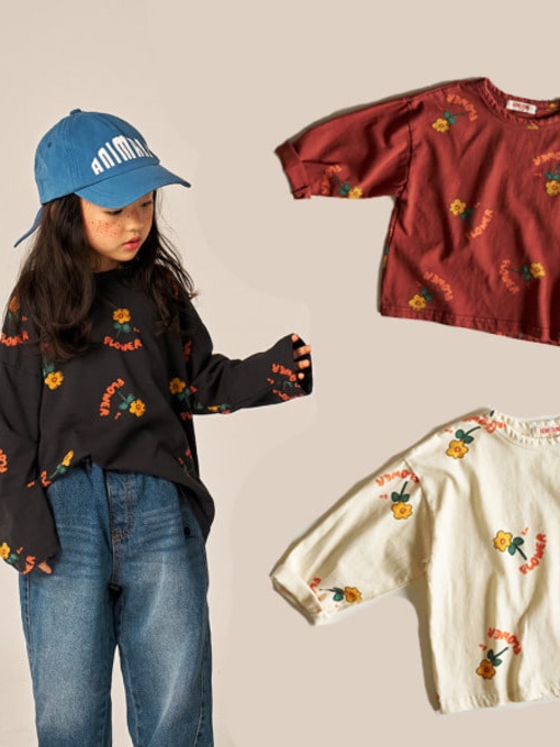 Smile Flower Single Tee