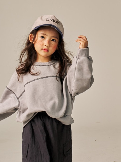 Idol Pigment Crop Sweatshirts