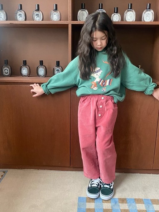 Button Corduroy Pants
