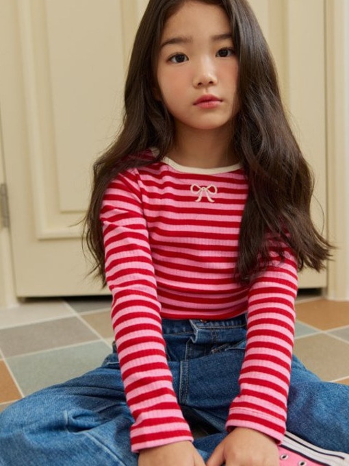 Sweet Ribbon Stripe Tee