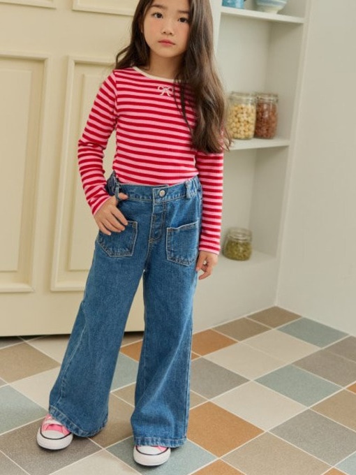 Pocket Wide Bootscut Pants