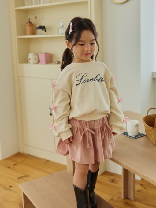 Corduroy Ribbon Skirt