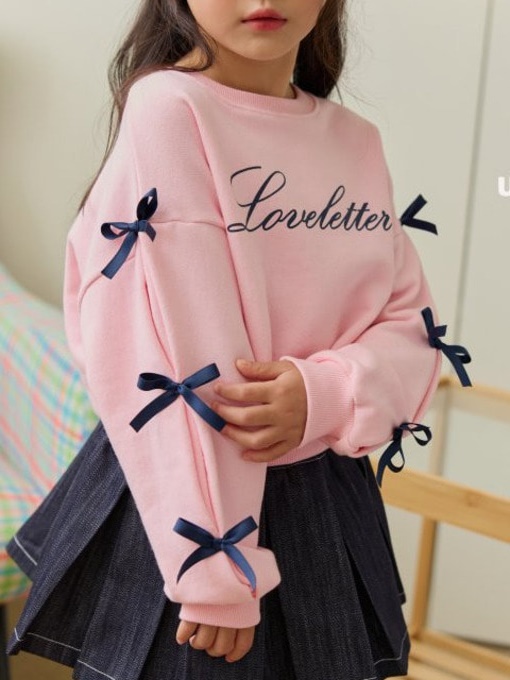 Love Letter Ribbon Sweatshirts