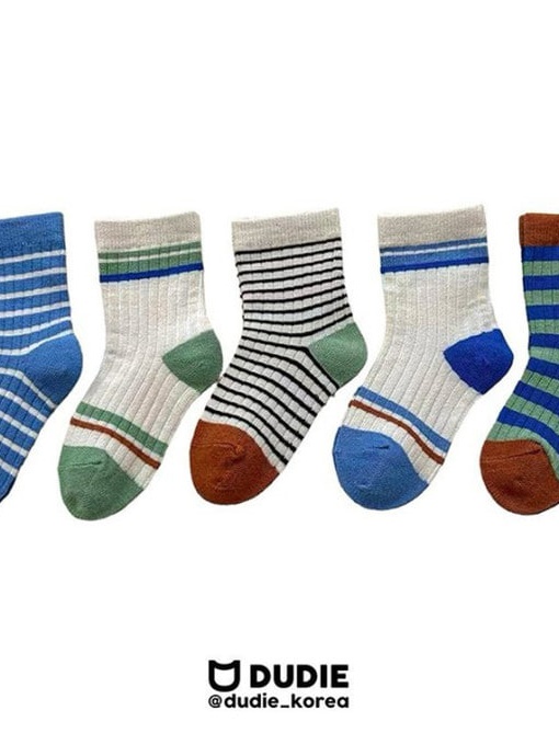 Blue Stick Socks