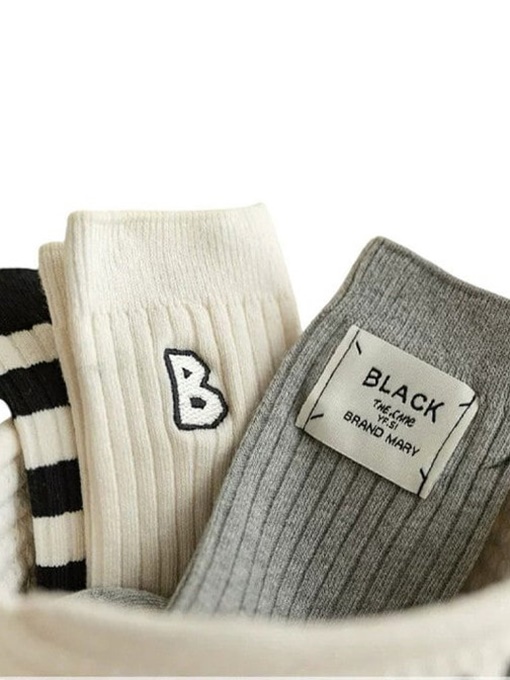 Black B Socks