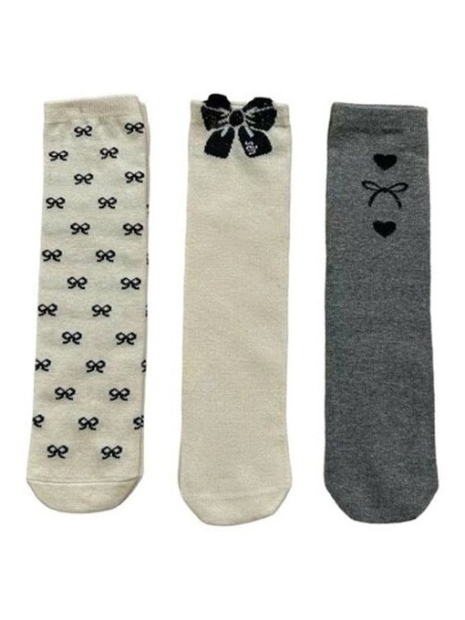 Black Ribbon Socks