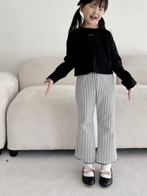 Check Wave Pants