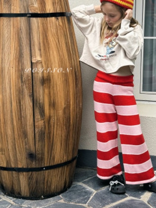 Stripe Knit Pants