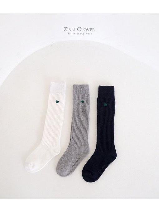 Clover Over Knee Socks (set of 3)