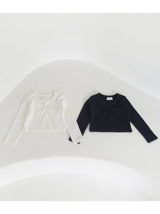 Rib Button Tee