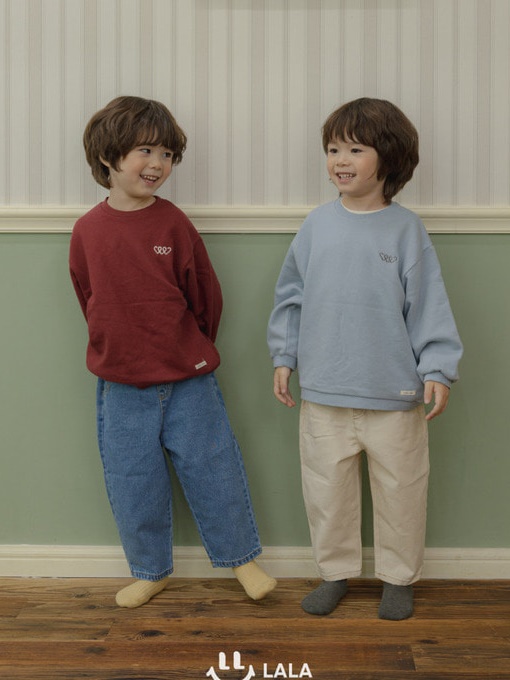 Circle Baggy Denim Pants