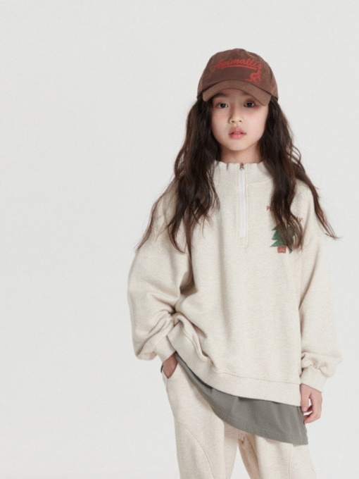 Tree Half Zip-up