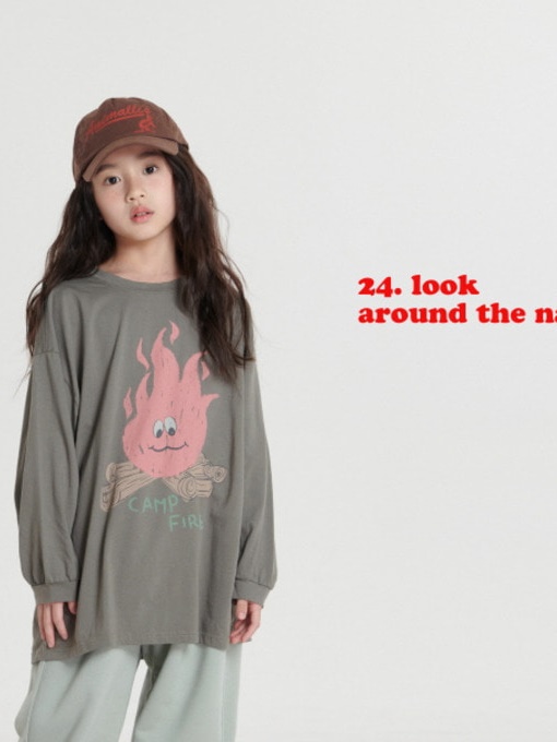 Fire Long Tee