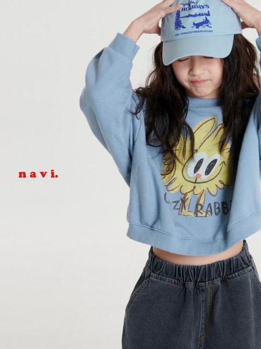 Rabbit Crop Sweatshirts