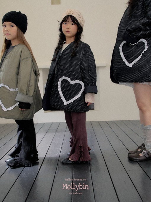 Heart Pocket Quilting Jumper with Mom