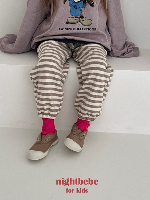 Butter Stripe Jogger Pants