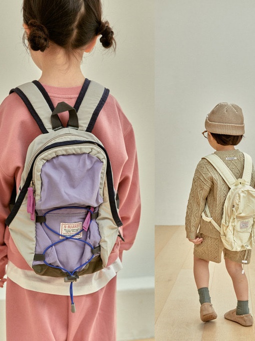 String Backpack with Mom