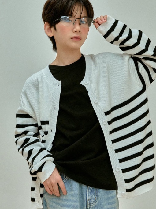 Marant Stripe Cardigan with Mom