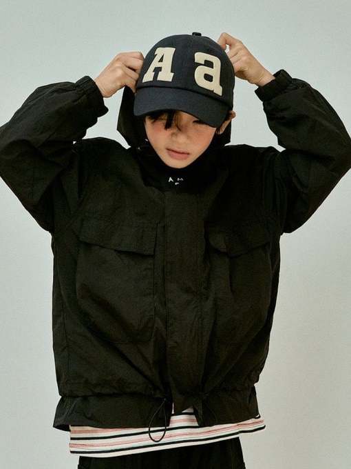 Black Hood Windbreaker