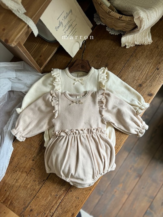 Eyelet Ribbon Bodysuit