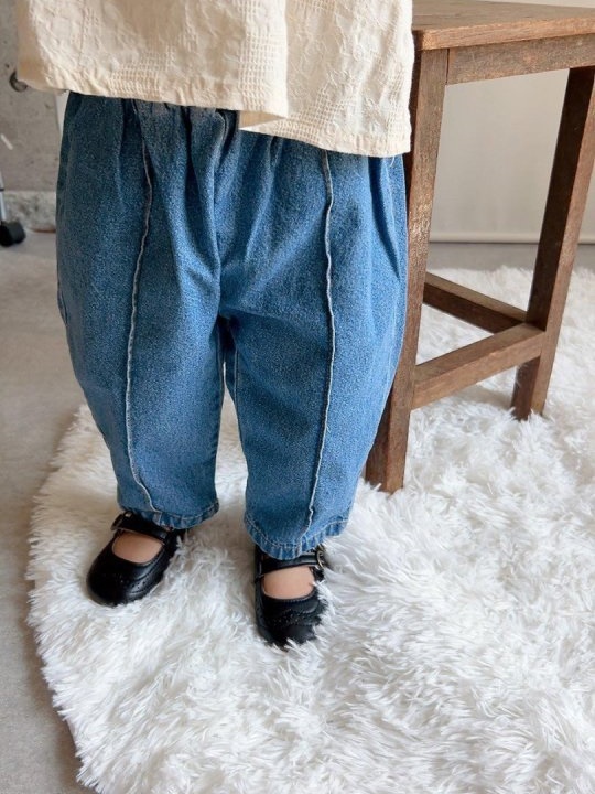High Denim Pants