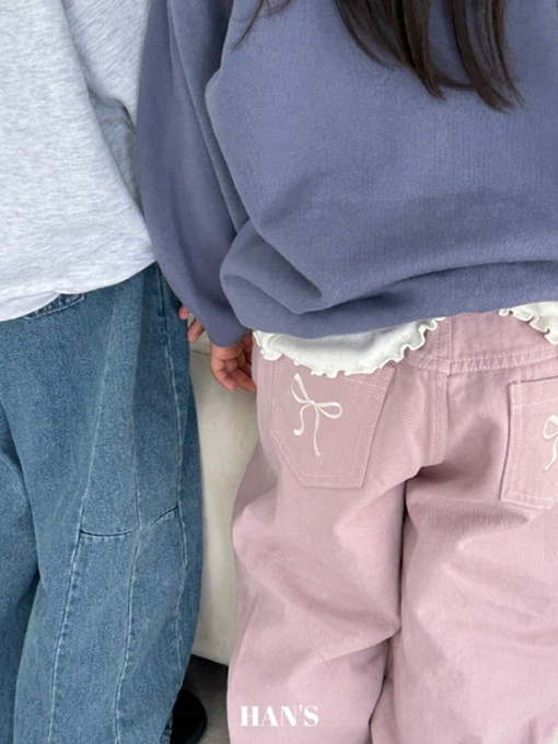 Ribbon Embroidery Pants