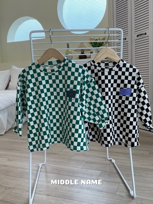 M Check Tee