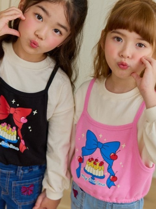 Strap Layered Sweatshirts
