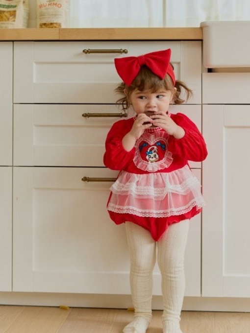 Heart Apron Bodysuit