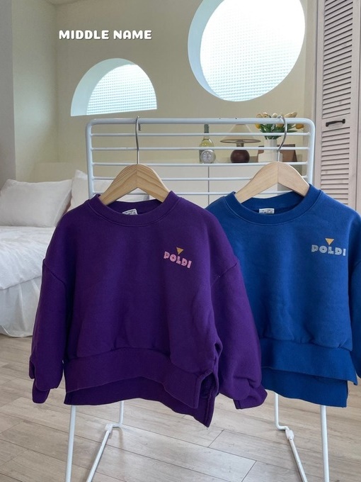 Crop Slit Sweatshirts