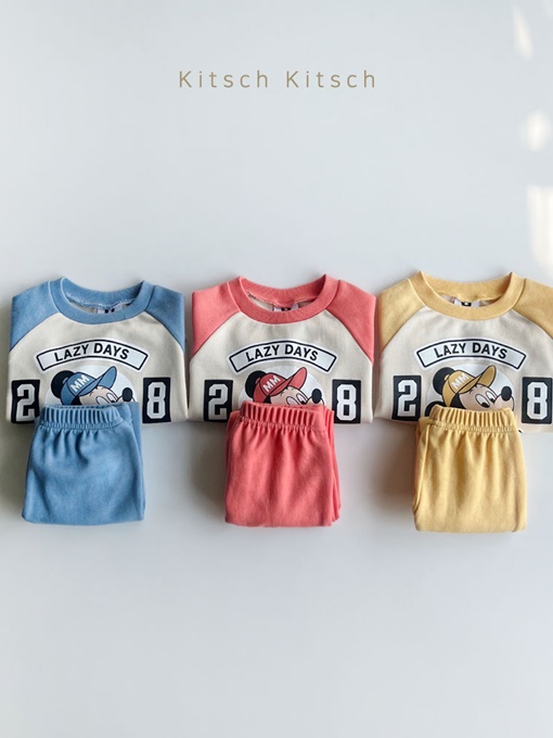 Hat Raglan Top Bottom Set