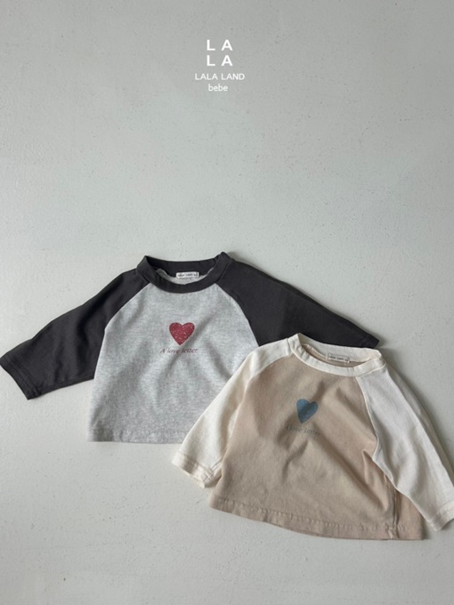 Bebe Heart Raglan Tee