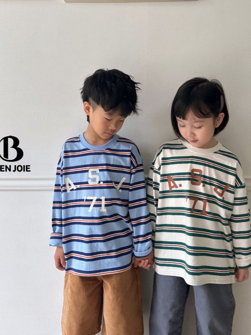 Maron Stripe Tee