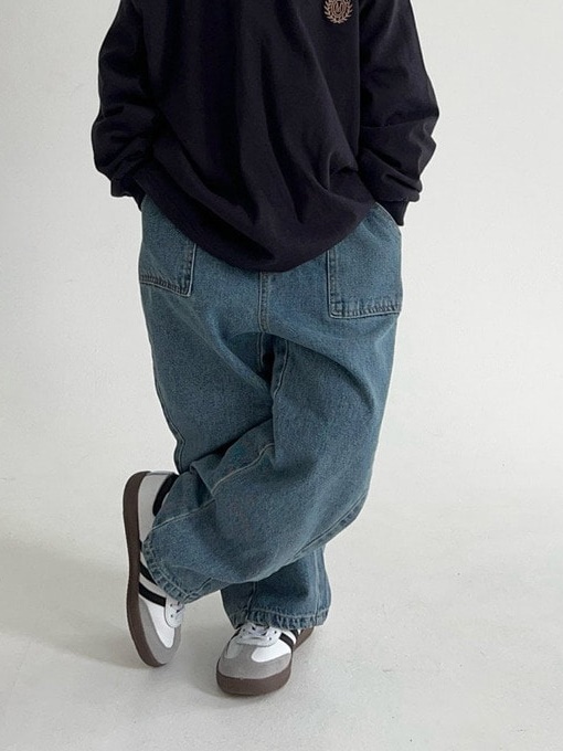 Denim Pocket Pants