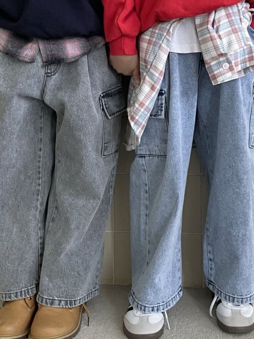 Cargo Denim Pants