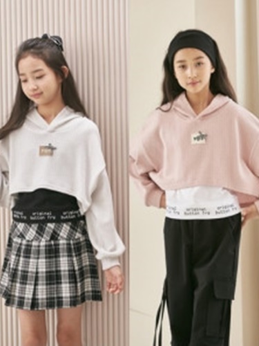 Knit Crop Hoodie