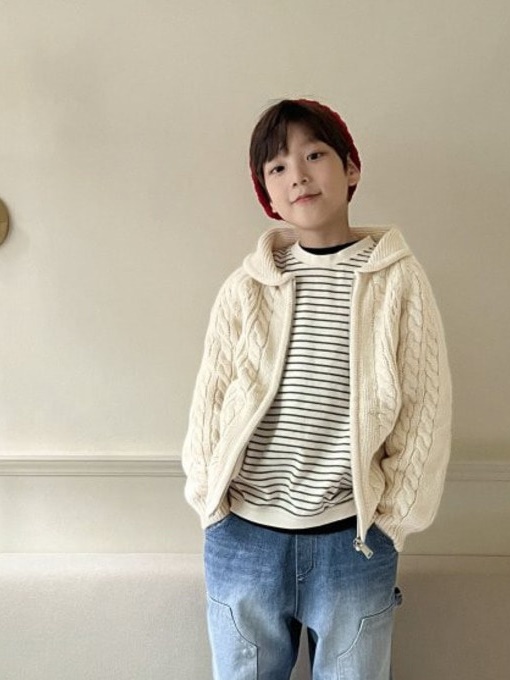 Shawl Collar Twist Zip-up Jacket