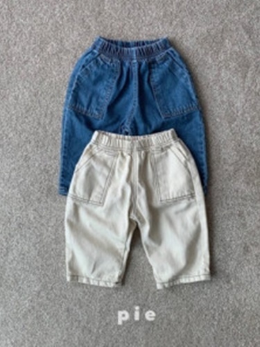 Pie Pocket Denim Pants