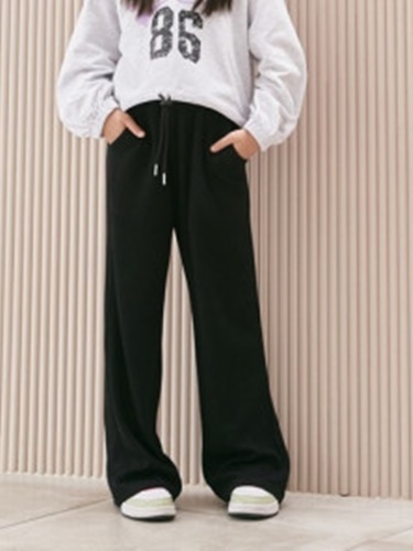 Rib Wide Pants