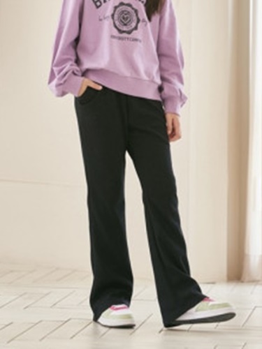 Rib Bootscut Pants